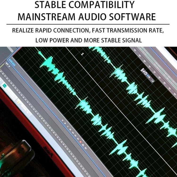 TEYUN Q-12 Computer Recording Sound Card USB Drive-free Recording Arranger(Black) - Live Sound Effects Processors by TEYUN | Online Shopping South Africa | PMC Jewellery