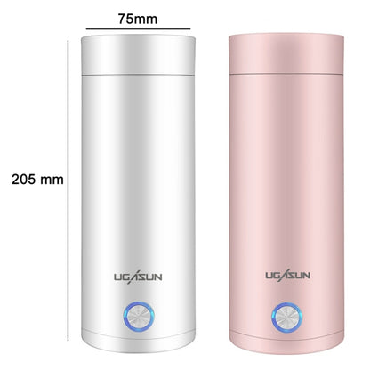 UGASUN Travel Portable Mini Electric Heated Water Cup, Color: US Plug (Pink) - Vacuum Thermoses & Cups by UGASUN | Online Shopping South Africa | PMC Jewellery