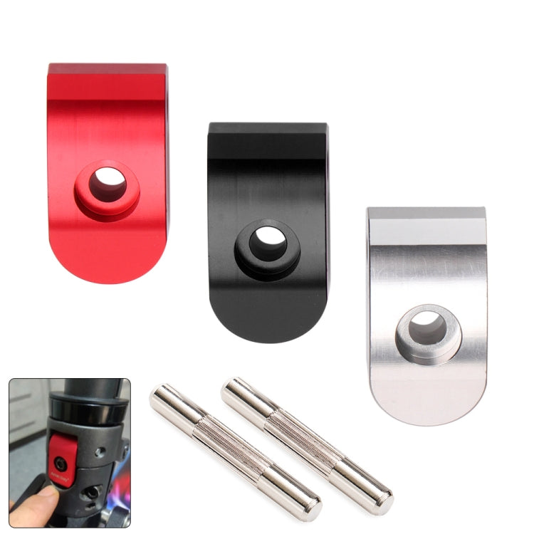 High-density Alloy Steel Electric Scooter Folding Hook for Xiaomi M365 / Pro,Style: Silver+1 Dowel - Accessories & Parts by PMc TechLife | Online Shopping South Africa | PMc TechLife | Buy Now Pay Later Mobicred