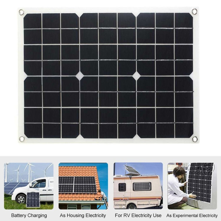 Saga 3 Generations Home Solar Generator Inverter+30A Controller+18W 12V Solar Panel, Specification: Black 12V To 110V - Modified Square Wave by PMC TechLife | Online Shopping South Africa | PMC TechLife | Buy Now Pay Later Mobicred