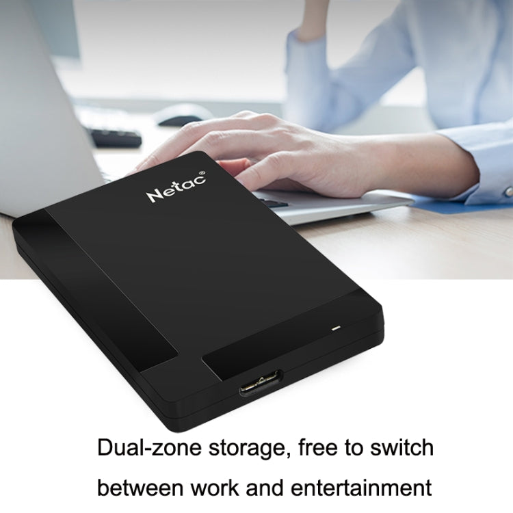 Netac K218 High Speed 2.5 Inch Software Encrypted Mobile Hard Drive, Capacity: 2TB - free shipping - PMC Jewellery - Order now!