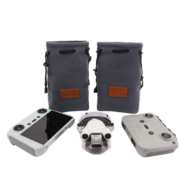 CQT Storage Bag Thick Flannel Bag For DJI Mini 3 Pro,Specification: 2 PCS Bag+Paddle Tie Band - free shipping - PMC TechLife - Order now!