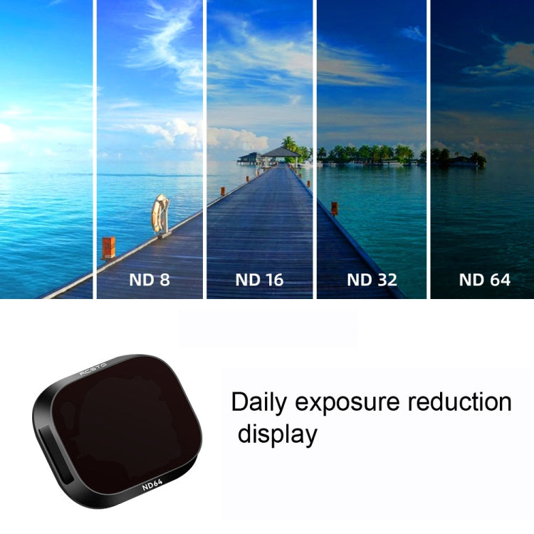 RCSTQ Aluminum Alloy Adjustable Filter Accessories for DJI Mini 3 Pro,Style: ND64 - free shipping - PMC TechLife - Order now!