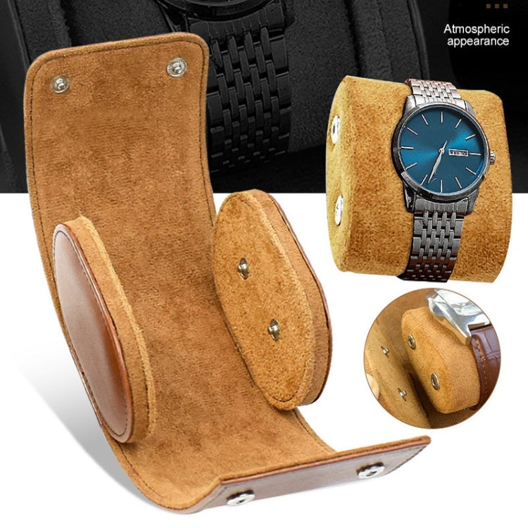 PU Leather Watch Protective Dustproof Display Box Portable Storage Box(Brown) - free shipping - PMc TechLife - Order now!