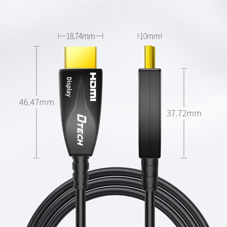 DTECH HDMI 2.0 Version Fiber Optical Line 4K 60Hz Large Screen TV Engineering Wiring, Length: 80m - free shipping - PMC Jewellery - Order now!