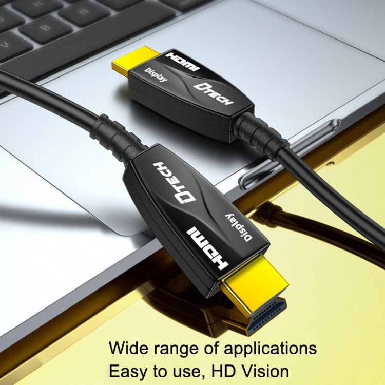 DTECH HDMI 2.0 Version Fiber Optical Line 4K 60Hz Large Screen TV Engineering Wiring, Length: 80m - free shipping - PMC Jewellery - Order now!