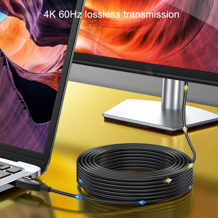 DTECH HDMI 2.0 Version Fiber Optical Line 4K 60Hz Large Screen TV Engineering Wiring, Length: 100m - free shipping - PMC Jewellery - Order now!