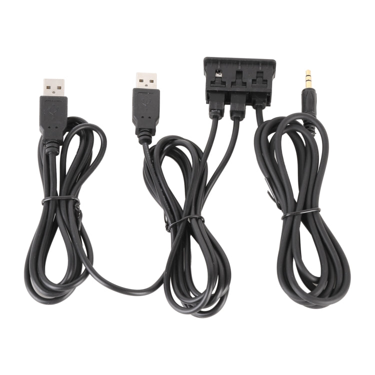 Car Universal Modification USB +Type-C+AUX Interface Charging Seat - DIY Cables by PMC TechLife | Online Shopping South Africa | PMC TechLife | Buy Now Pay Later Mobicred
