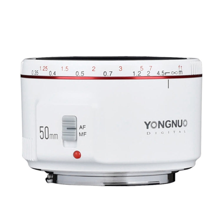 YONGNUO YN50mm F1.8 II Fixed Focus Lens Full Frame Automatic Focus For Canon SLR Camera - free shipping - PMC TechLife - Order now!