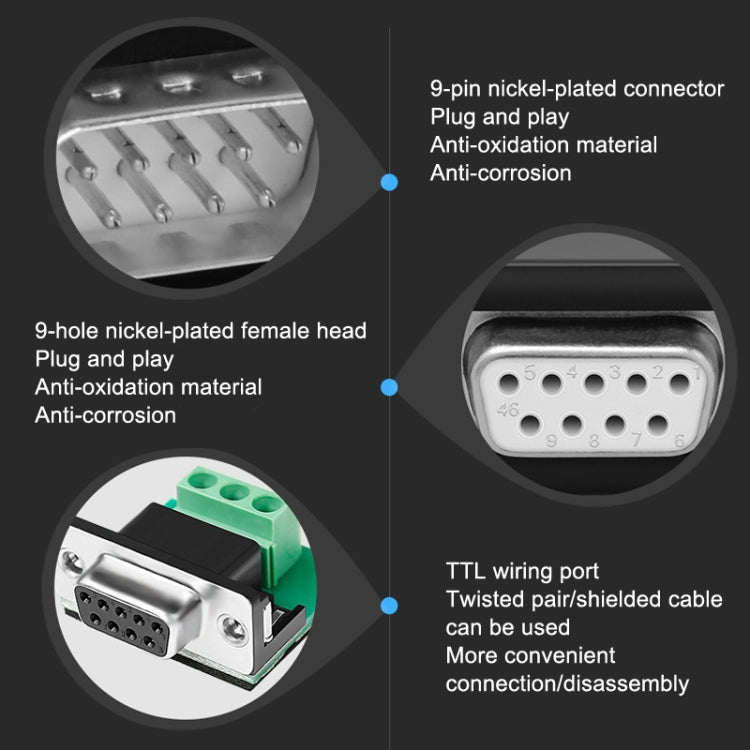 DTECH DT-9005 Without Power Supply RS232 To TTL Serial Port Module, Interface: 3.3V Module - RS485 / RS232 Series by DTECH | Online Shopping South Africa | PMC Jewellery | Buy Now Pay Later Mobicred