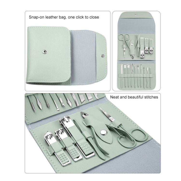 Nail Art Tool Set Nail Clippers Dead Skin Scissors Manicure Tool, Specification: 12 In 1 Pink - Nail Clipper by PMC TechLife | Online Shopping South Africa | PMC TechLife