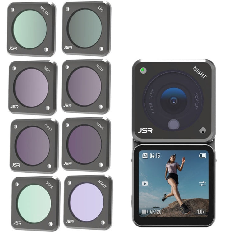 JUNESTAR Action Camera Filters For DJI Action 2,Style:  ND8PL - Lens Filter by JUNESTAR | Online Shopping South Africa | PMC TechLife | Buy Now Pay Later Mobicred