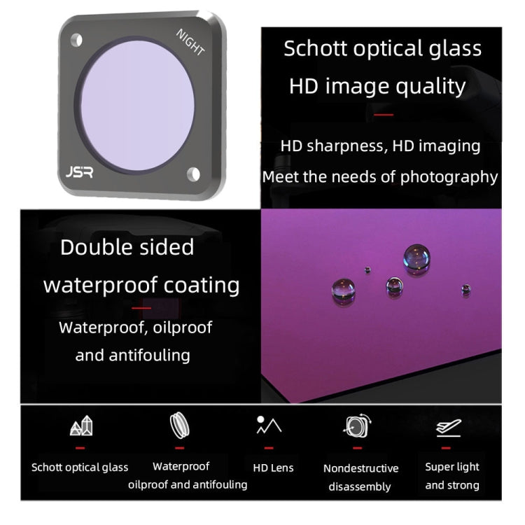 JUNESTAR Action Camera Filters For DJI Action 2,Style:  ND8PL - Lens Filter by JUNESTAR | Online Shopping South Africa | PMC TechLife | Buy Now Pay Later Mobicred