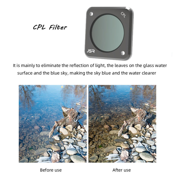 JUNESTAR Action Camera Filters For DJI Action 2,Style:  ND32PL - Lens Filter by JUNESTAR | Online Shopping South Africa | PMC Jewellery | Buy Now Pay Later Mobicred