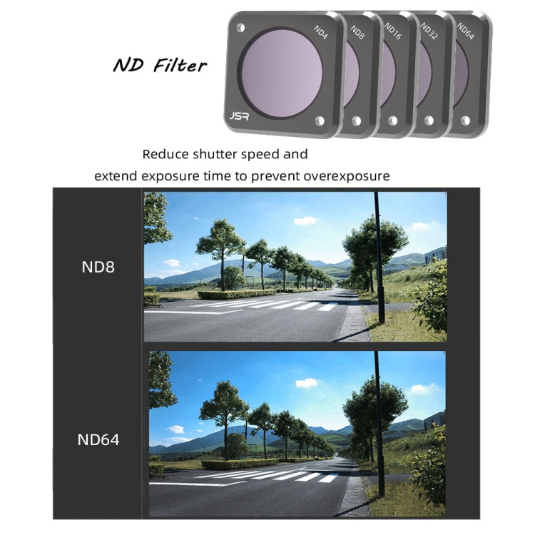 JUNESTAR Action Camera Filters For DJI Action 2,Style:  ND32PL - Lens Filter by JUNESTAR | Online Shopping South Africa | PMC Jewellery | Buy Now Pay Later Mobicred