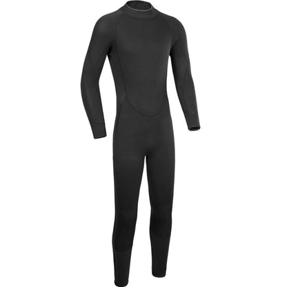 DIVESTAR 3mm Adult One Piece Wetsuit Long Back zipper Warm Diving Surf Suit, Size: XXL(Black) - Athletic Wear by DIVESTAR | Online Shopping South Africa | PMC Jewellery | Buy Now Pay Later Mobicred