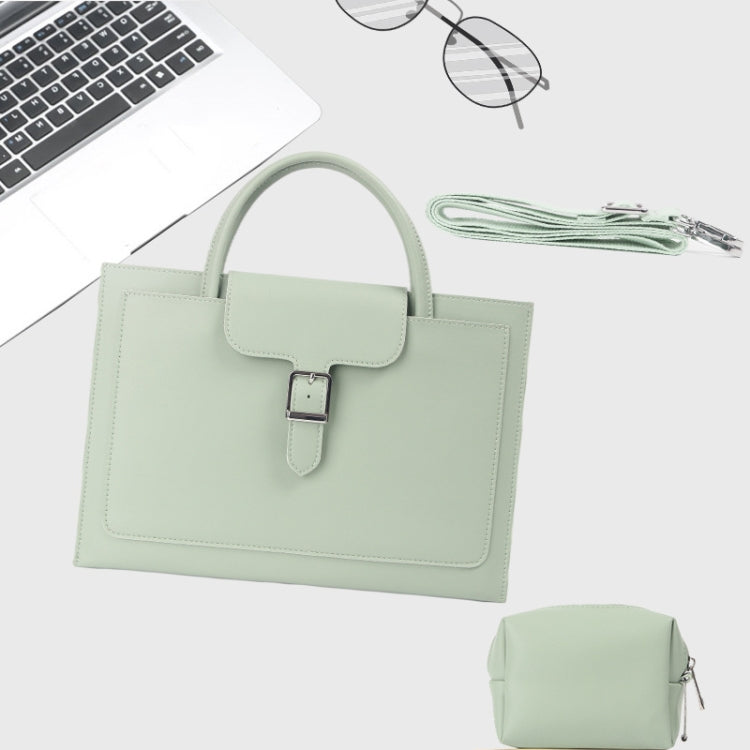 S176 Portable Waterproof Laptop Bag with Power Pack, Size: 15 inches(Mint Green) - 15 inch by PMC Jewellery | Online Shopping South Africa | PMC Jewellery | Buy Now Pay Later Mobicred