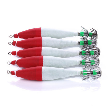 5 PCS / Bag HENGJIA SJ001 Luminous Explosion Squid Hook Deep Sea Fishing Fake Bait(1) - Fishing Hooks by HENGJIA | Online Shopping South Africa | PMC Jewellery