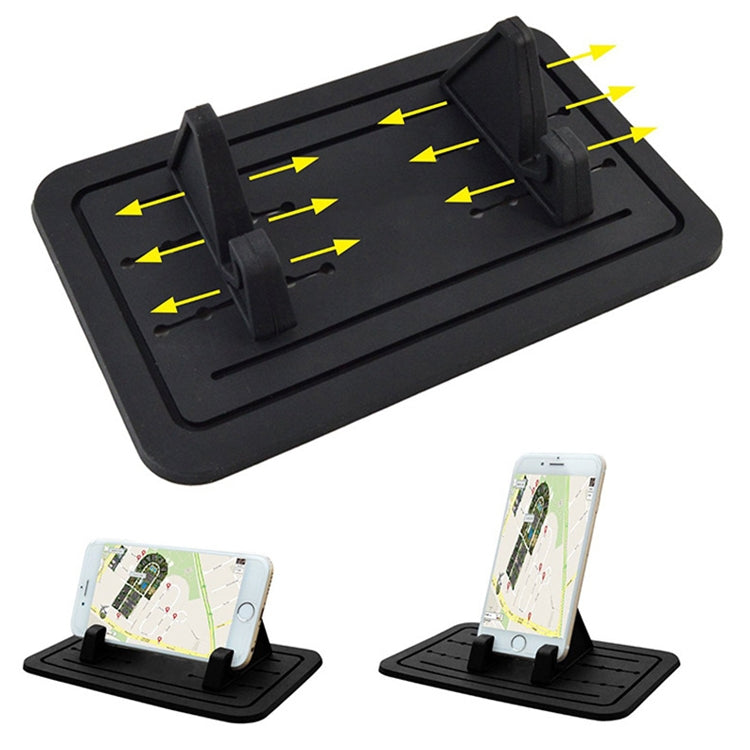G01 Car Phone Holder Silicone Pad Center Console Tablet Holder(Black) - free shipping - PMC Jewellery - Order now!