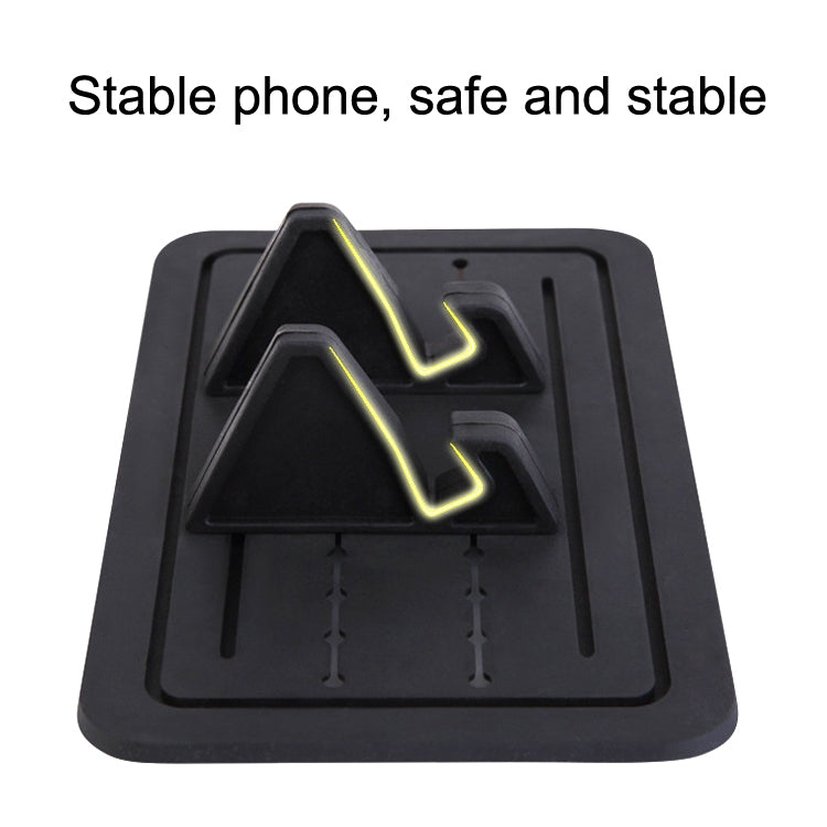 G01 Car Phone Holder Silicone Pad Center Console Tablet Holder(Black) - free shipping - PMC Jewellery - Order now!