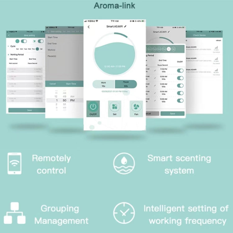 Intelligent Remote Mobile Phone Control Automatic Aromatherapy Machine(US Plug) - free shipping - PMC TechLife - Order now!