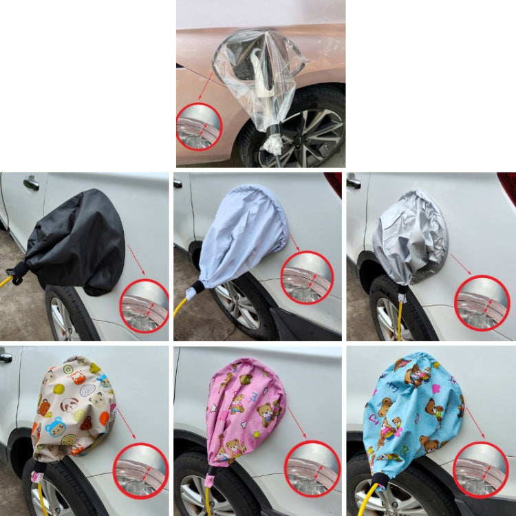 New Energy Vehicle Charging Port Waterproof Protective Cover, Color: Black - Waterproof Covers by PMC TechLife | Online Shopping South Africa | PMC TechLife