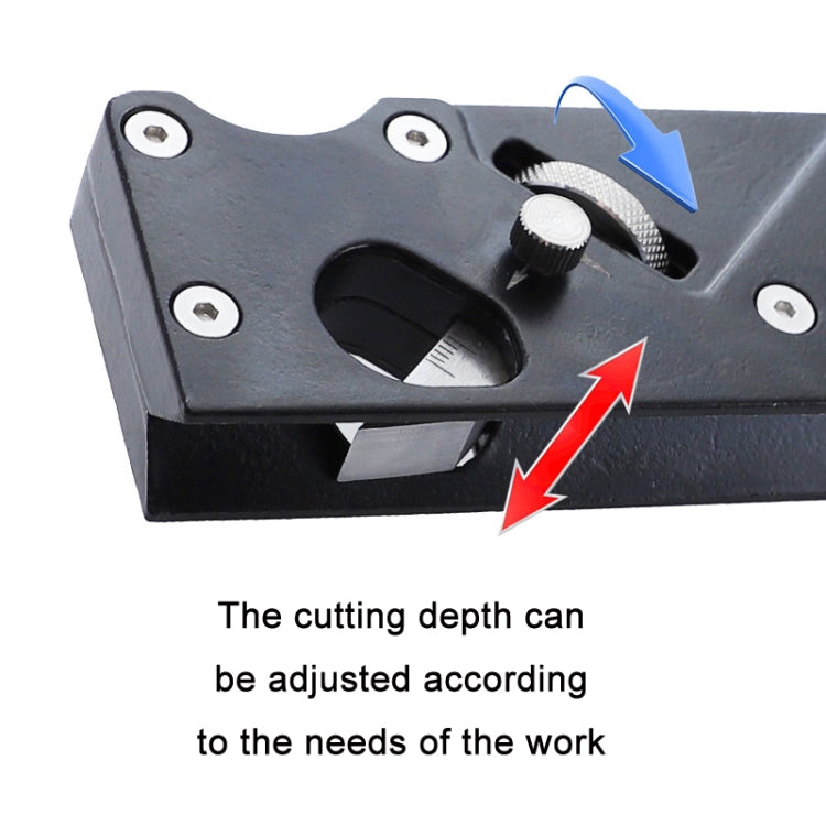 Adjustable Depth Woodworking Chamfering Planer, Specification: 45 Degree Flat Cutter Head - Wood Planers by PMC TechLife | Online Shopping South Africa | PMC TechLife