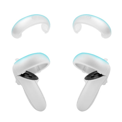 1 Pair  Controller Grip Anti-collision Silicone Ring for Meta Quest 2(Transparent) - VR Accessories by PMC Jewellery | Online Shopping South Africa | PMC Jewellery | Buy Now Pay Later Mobicred