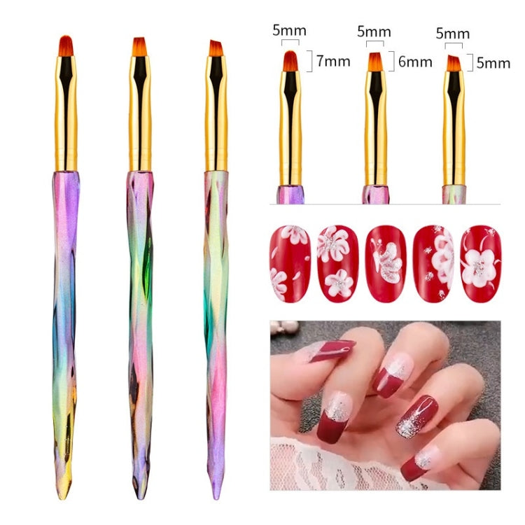 Aurora Ice Transparent Nail Drawing Pen Light Therapy Paint Pen Gradient Phototherapy Pen - Nail Art Equipment by PMC Jewellery | Online Shopping South Africa | PMC Jewellery | Buy Now Pay Later Mobicred