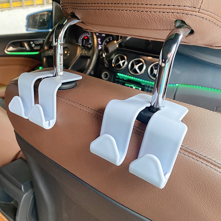 10PCS A-3 Car Hidden Seat Back Hook Multifunctional Rear Phone Holder Hook(Gray) - Auto Fastener & Clips by PMC TechLife | Online Shopping South Africa | PMC TechLife | Buy Now Pay Later Mobicred