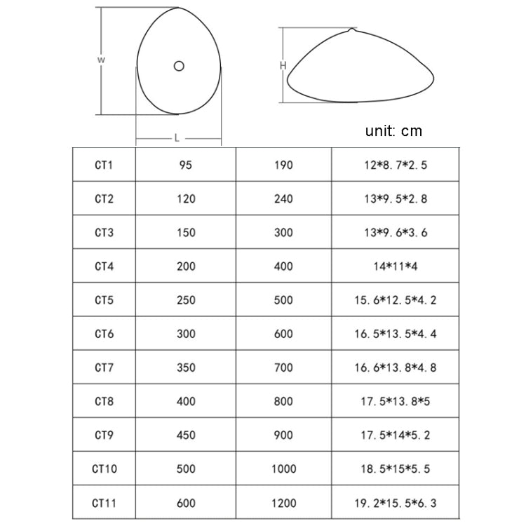 Postoperative Rehabilitation Drop-Shaped Silicone Fake Breast, Size: CT5 250g(Skin Color) - Fake Breasts by PMC Jewellery | Online Shopping South Africa | PMC Jewellery