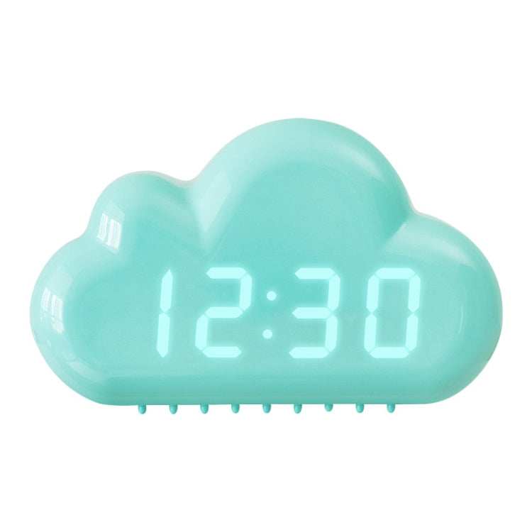 1966 Cute Cloud Shape Voice-activated LED Bedside Alarm Clock(Blue) - Novelty Clock by PMc TechLife | Online Shopping South Africa | PMc TechLife | Buy Now Pay Later Mobicred