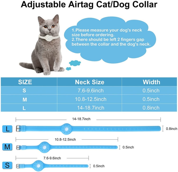 Pet Luminous Collar Locator Cover for Airtag, Specification: S(Luminous Green) - free shipping - PMc TechLife - Order now!