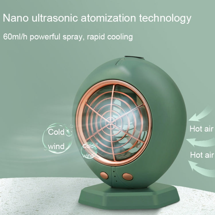 Home Office Portable Desktop Spray Fan Air Cooler, Spec: Plug-in Model(Green) - Electric Fans by PMC Jewellery | Online Shopping South Africa | PMC Jewellery | Buy Now Pay Later Mobicred