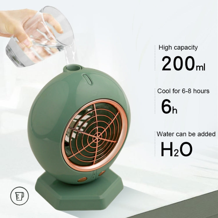 Home Office Portable Desktop Spray Fan Air Cooler, Spec: Plug-in Model(Green) - Electric Fans by PMC Jewellery | Online Shopping South Africa | PMC Jewellery | Buy Now Pay Later Mobicred