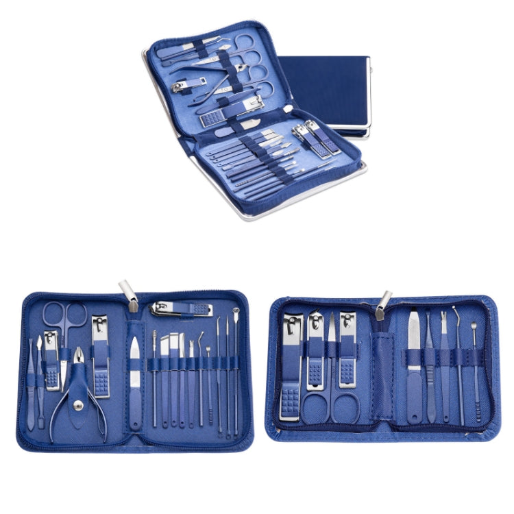 Stainless Steel Nail Clipper Nail Art Tool Set, Color: 9 PCS/Set (Blue) - Nail Clipper by PMC Jewellery | Online Shopping South Africa | PMC Jewellery | Buy Now Pay Later Mobicred