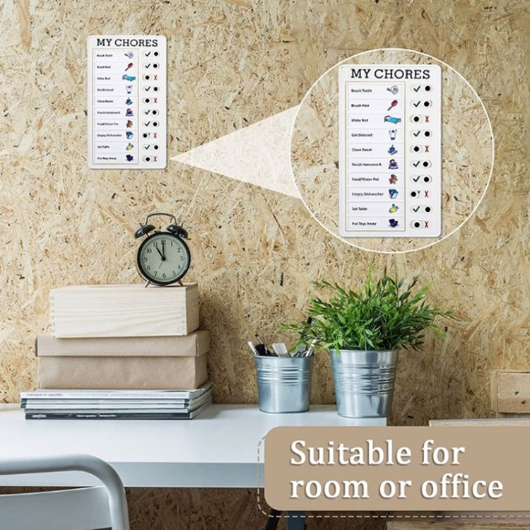 Wall Hanging Checklist Memo Boards Adjustable Checklist Board,Style: Blank Paper Card - Gadgets by PMC TechLife | Online Shopping South Africa | PMC TechLife