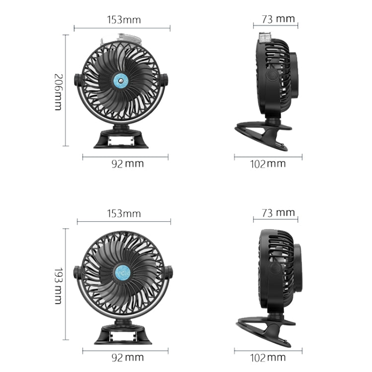 USB Charging Desktop Clip Style Cooling Fan, Spec: Spray (Blue) - Electric Fans by PMC Jewellery | Online Shopping South Africa | PMC Jewellery | Buy Now Pay Later Mobicred