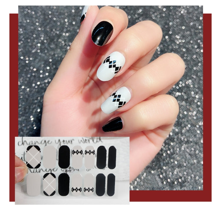 10 PCS 3D Hot Stamping Water-resistant Nail Art Sticker(Z/A092) - Nail Stickers by PMC Jewellery | Online Shopping South Africa | PMC Jewellery | Buy Now Pay Later Mobicred