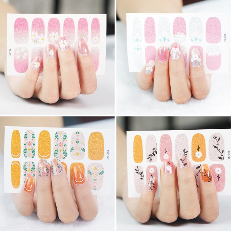 10 PCS 3D Hot Stamping Waterproof Nail Art Sticker(Z/A102) - Nail Stickers by PMC Jewellery | Online Shopping South Africa | PMC Jewellery | Buy Now Pay Later Mobicred