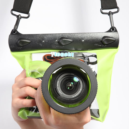 Tteoobl  20m Underwater Diving Camera Housing Case Pouch  Camera Waterproof Dry Bag, Size: M(Green) - Diving Accessories by Tteoobl | Online Shopping South Africa | PMC Jewellery | Buy Now Pay Later Mobicred