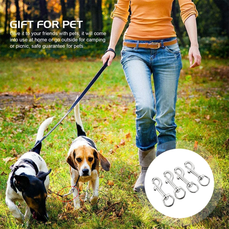 Stainless Steel Swivel Single Hook Pet Leash Hook, Specification: 65mm - Hooks by PMC TechLife | Online Shopping South Africa | PMC TechLife | Buy Now Pay Later Mobicred