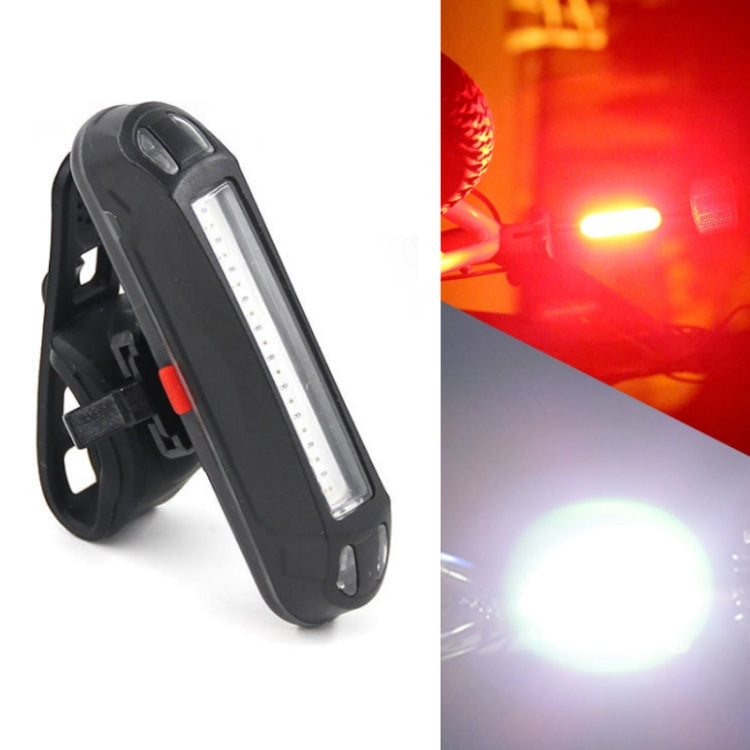LED Rechargeable Bicycle Warning Strip Tail Light(OPP Red&White Light) - Taillights by PMC TechLife | Online Shopping South Africa | PMC TechLife | Buy Now Pay Later Mobicred