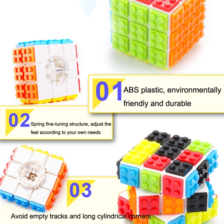 FX7780 Building Magic Cube Assembled Children Educational Early Education Toys(Black Bottom) - Magic Cubes by PMC Jewellery | Online Shopping South Africa | PMC Jewellery