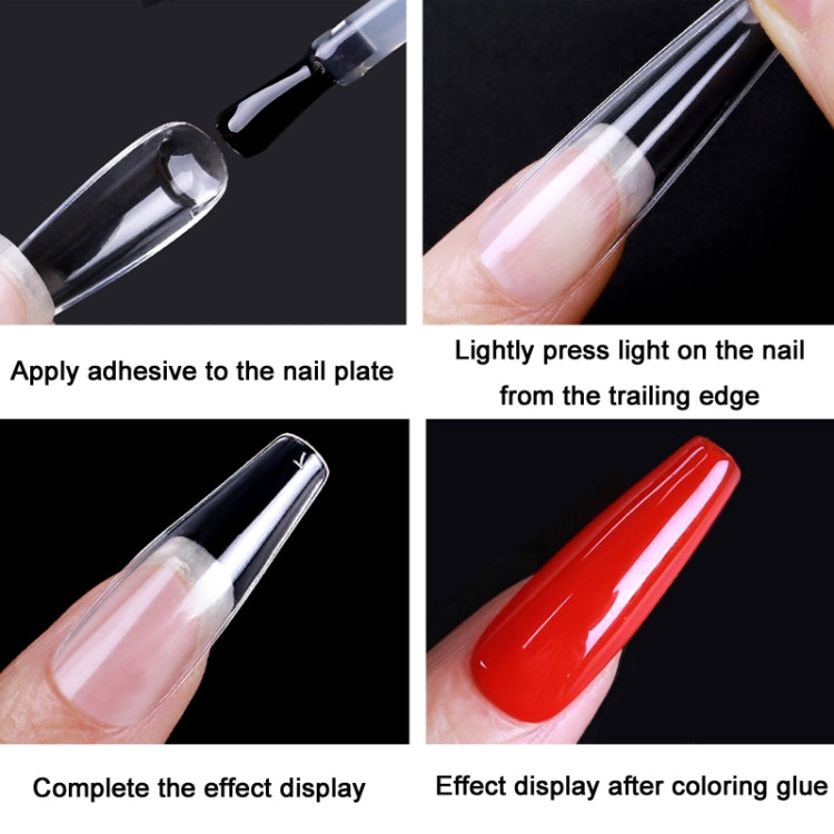 Scratch-free Ultra-thin Seamless Manicure Nail Plate, Shape: 07 Long Ballet - Nail Stickers by PMC Jewellery | Online Shopping South Africa | PMC Jewellery | Buy Now Pay Later Mobicred