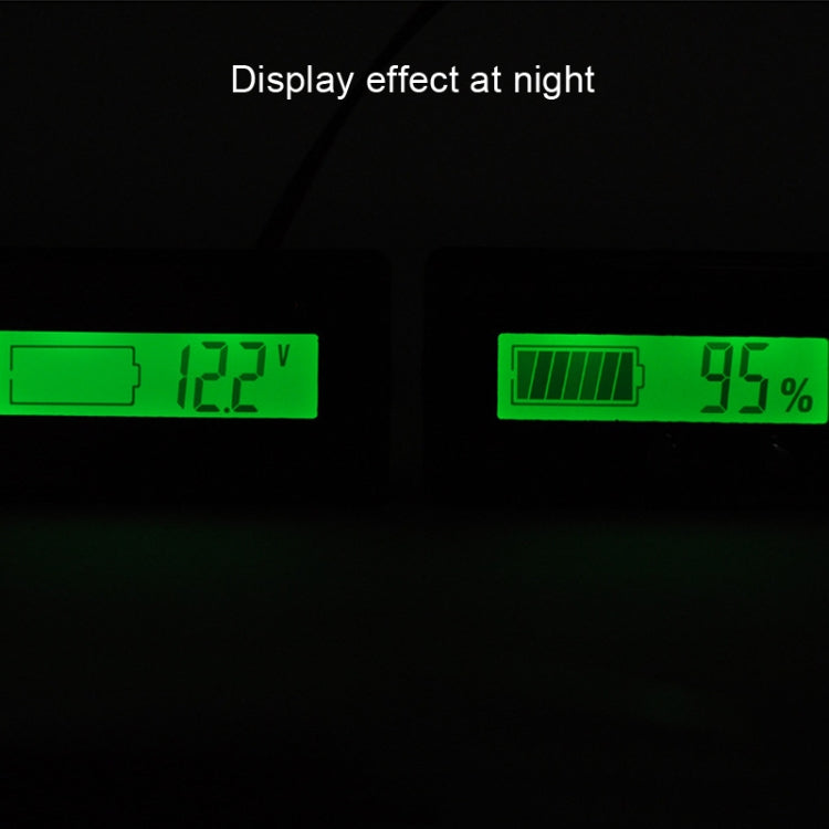 L6133 LCD Electric Motorcycle Power Display, Style: Button Front Green Backlight - Electrical Instruments by PMC TechLife | Online Shopping South Africa | PMC TechLife | Buy Now Pay Later Mobicred