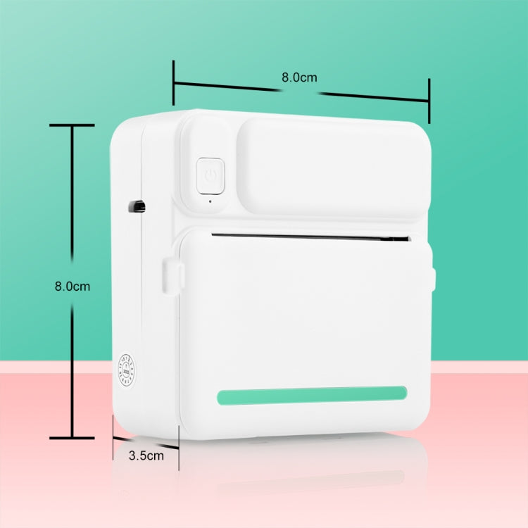 C19 200DPI Student Homework Printer Bluetooth Inkless Pocket Printer Pink Printer Paper x 5 - Printer by PMC TechLife | Online Shopping South Africa | PMC TechLife