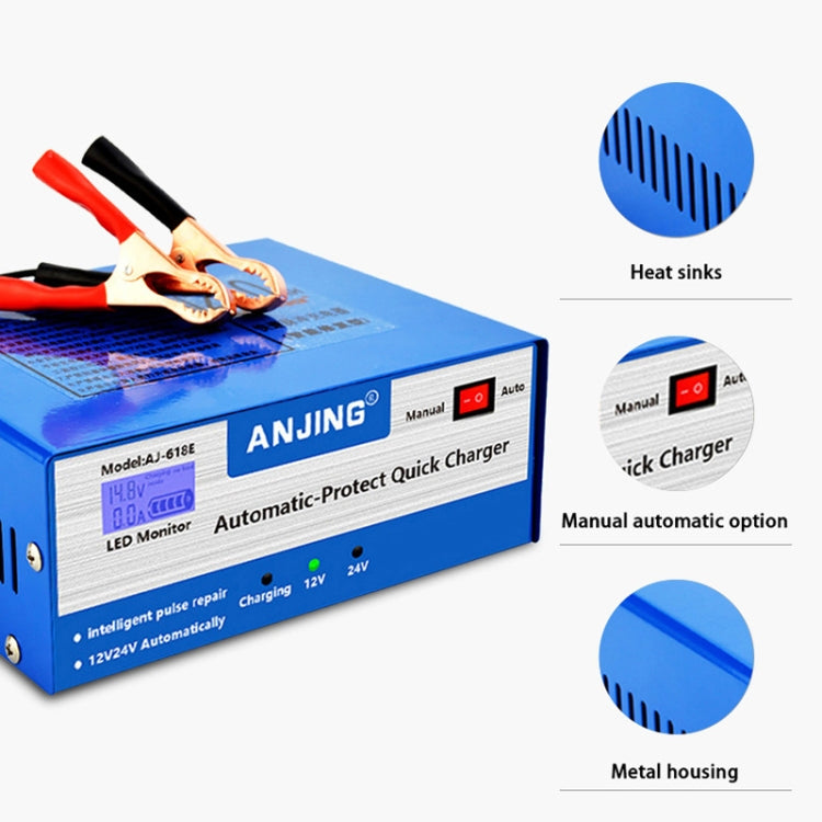 ANJING AJ-618E Battery Charger Car Battery Repairer, Model: UK Plug - Battery Charger by PMC TechLife | Online Shopping South Africa | PMC TechLife | Buy Now Pay Later Mobicred
