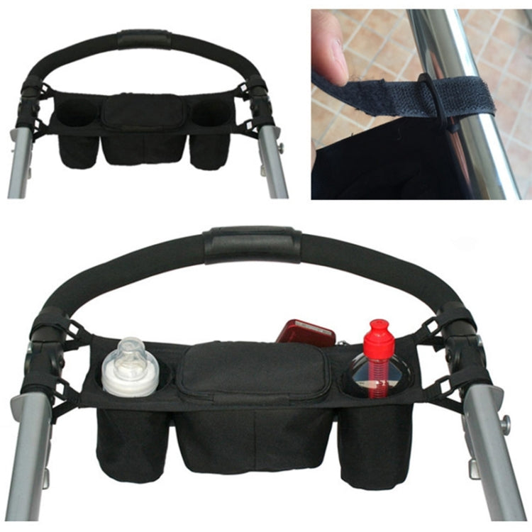 Baby Stroller Rear Hanging Bag Baby Bottle Cup Bag, Color: Black - Strollers Accessories by PMC TechLife | Online Shopping South Africa | PMC TechLife