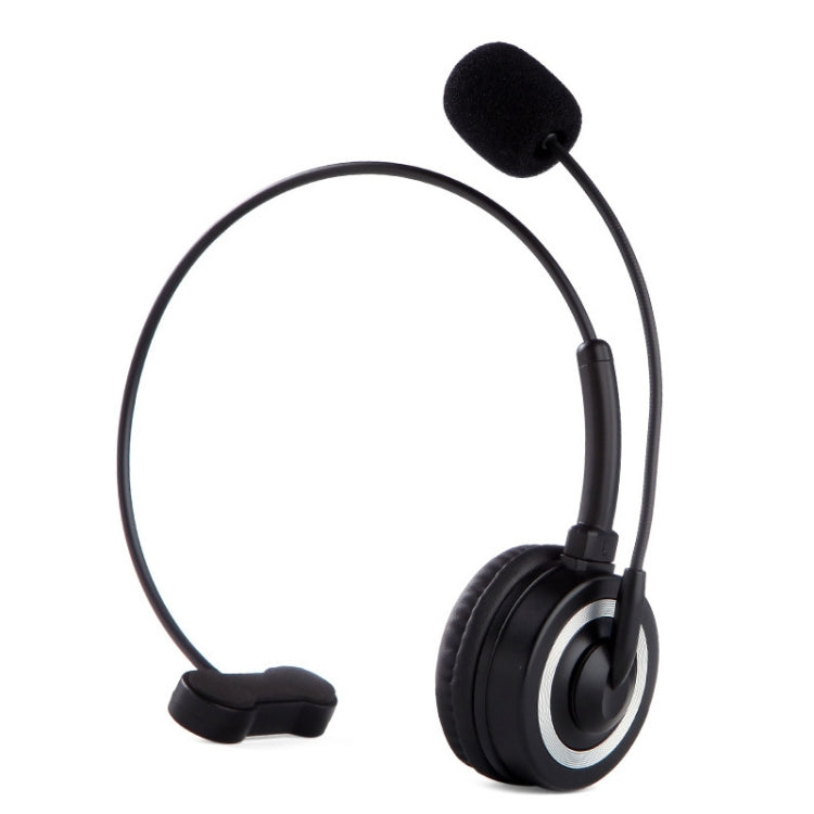 DANYIN BH69 Unilateral Bluetooth Business Talk Headset Customer Service Wireless Voice Wheat(Black) - free shipping - PMC Jewellery - Order now!
